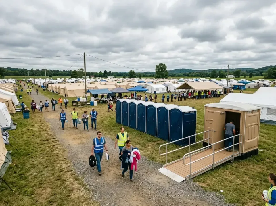 disaster-relief-camp-restrooms-010 — frequently asked questions, Dumpster & Portable Bathrooms Rental in Wesleyville, PA